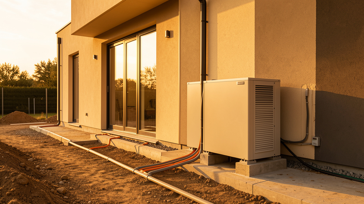 Wärmepumpe im Neubau: Dimensionierung, Laufwerk und Aufstellung