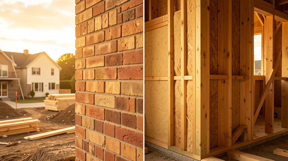Ziegel vs. Holzrahmenbau: Wärme, Schall und Ökobilanz verglichen